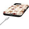 image:imageCasely iPhone 12 Mini Case  Fall Girlie  Pumpkin Spice Bows  Bold Protective Design  MagSafe Compatible Design