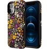 image:imageCasely iPhone 12 Mini Case  Falling for You  Plum Floral  Bold Protective Design  Compatible with MagSafe