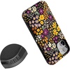 image:imageCasely iPhone 12 Mini Case  Falling for You  Plum Floral  Bold Protective Design  Compatible with MagSafe