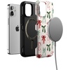 image:imageCasely iPhone 12 Mini Case  Festive Girlie  Holiday Bows  Bold Protective Design  MagSafe Compatible Design