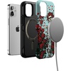 image:imageCasely iPhone 12 Mini Case  Forever Grateful  Grateful Dead Skeleton Floral  Compatible with MagSafe  Bold Protective Design