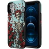 image:imageCasely iPhone 12 Mini Case  Forever Grateful  Grateful Dead Skeleton Floral  Compatible with MagSafe  Bold Protective Design