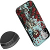 image:imageCasely iPhone 12 Mini Case  Forever Grateful  Grateful Dead Skeleton Floral  Compatible with MagSafe  Bold Protective Design