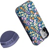 image:imageCasely iPhone 12 Mini Case  Full Bloom  Navy Floral  Bold Protective Design  Compatible with MagSafe