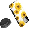 image:imageCasely iPhone 12 Mini Case  Golden Garden  Yellow Sunflower  Bold Protective Design  Compatible with MagSafe