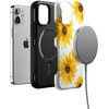 image:imageCasely iPhone 12 Mini Case  Golden Garden  Yellow Sunflower  Bold Protective Design  Compatible with MagSafe