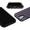 image:imageCasely iPhone 12 Mini Case  Harlequin Midnight Diamond  Black and Purple  Bold Protective Design  MagSafe Compatible Design