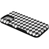 image:imageCasely iPhone 12 Mini Case  Harlequin Salem Diamond  Black and White  Bold Protective Design  MagSafe Compatible Design