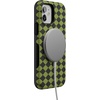 image:imageCasely iPhone 12 Mini Case  Harlequin Wicked Diamond  Black and Green  Bold Protective Design  MagSafe Compatible Design
