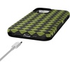 image:imageCasely iPhone 12 Mini Case  Harlequin Wicked Diamond  Black and Green  Bold Protective Design  MagSafe Compatible Design