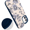 image:imageCasely iPhone 12 Mini Case  Ink amp Iris  Vintage Floral  Bold Protective Design  Compatible with MagSafe