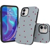 image:imageCasely iPhone 12 Mini Case  Love Lines  Blue Stripes  Bold Protective Design  MagSafe Compatible Design