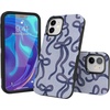 image:imageCasely iPhone 12 Mini Case  Love Me Knot  Blue Bow  Bold Protective Design  MagSafe Compatible Design