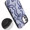 image:imageCasely iPhone 12 Mini Case  Love Me Knot  Blue Bow  Bold Protective Design  MagSafe Compatible Design