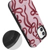 image:imageCasely iPhone 12 Mini Case  Love Me Knot  Mauve Bow  Bold Protective Design  MagSafe Compatible Design