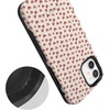 image:imageCasely iPhone 12 Mini Case  Lovebug  Mauve Hearts  Bold Protective Design  MagSafe Compatible Design