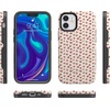 image:imageCasely iPhone 12 Mini Case  Lovebug  Mauve Hearts  Bold Protective Design  MagSafe Compatible Design