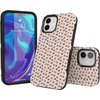image:imageCasely iPhone 12 Mini Case  Lovebug  Mauve Hearts  Bold Protective Design  MagSafe Compatible Design