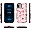 image:imageCasely iPhone 12 Mini Case  Lover Girlie  Pink Bows  Bold Protective Design  Compatible with MagSafe