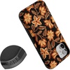 image:imageCasely iPhone 12 Mini Case  Maple Flowers  Floral Foliage  Bold Protective Design  MagSafe Compatible Design