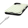 image:imageCasely iPhone 12 Mini Case  Mint Lattice  Sunday Best  Bold Protective Design  Compatible with MagSafe
