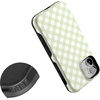 image:imageCasely iPhone 12 Mini Case  Mint Lattice  Sunday Best  Bold Protective Design  Compatible with MagSafe
