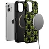 image:imageCasely iPhone 12 Mini Case  Mystic Moths  Green Twilight  Bold Protective Design  MagSafe Compatible Design