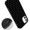 image:imageCasely iPhone 12 Mini Case  On the Dot  Black Polka Dot  Bold Protective Design  Compatible with MagSafe