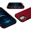 image:imageCasely iPhone 12 Mini Case  On the Dot  Maroon Polka Dot  Bold Protective Design  MagSafe Compatible Design