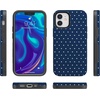 image:imageCasely iPhone 12 Mini Case  On the Dot  Navy Polka Dot  Bold Protective Design  Compatible with MagSafe
