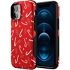 image:imageCasely iPhone 12 Mini Case  Peppermint Kiss  Candy Cane  Bold Protective Design  MagSafe Compatible Design