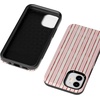 image:imageCasely iPhone 12 Mini Case  Pretty in Pastel  Blush Stripes  Bold Protective Design  MagSafe Compatible Design
