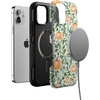 image:imageCasely iPhone 12 Mini Case  Pumpkin Patch  Green Vines  Bold Protective Design  MagSafe Compatible Design