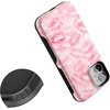 image:imageCasely iPhone 12 Mini Case  Sealed with a Kiss  Pink Lipstick  Bold Protective Design  Compatible with MagSafe