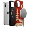 image:imageCasely iPhone 12 Mini Case  Snowed in  Cozy Winter  Bold Protective Design  MagSafe Compatible Design