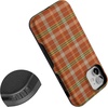 image:imageCasely iPhone 12 Mini Case  Spiced Chai  Fall Plaid  Bold Protective Design  MagSafe Compatible Design