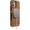 image:imageCasely iPhone 12 Mini Case  Spiced Chai  Fall Plaid  Bold Protective Design  MagSafe Compatible Design