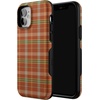 image:imageCasely iPhone 12 Mini Case  Spiced Chai  Fall Plaid  Bold Protective Design  MagSafe Compatible Design