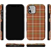 image:imageCasely iPhone 12 Mini Case  Spiced Chai  Fall Plaid  Bold Protective Design  MagSafe Compatible Design