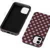 image:imageCasely iPhone 12 Mini Case  Spotted in SoHo  Burgundy Polka Dot  Bold Protective Design  Compatible with MagSafe