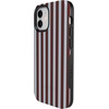 image:imageCasely iPhone 12 Mini Case  Sunday in Brooklyn  Chocolate Blue Stripes  Bold Protective Design  Compatible with MagSafe