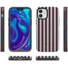 image:imageCasely iPhone 12 Mini Case  Sunday in Brooklyn  Chocolate Blue Stripes  Bold Protective Design  Compatible with MagSafe