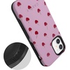 image:imageCasely iPhone 12 Mini Case  Very Cherry  Painted Cherries  Bold Protective Design  MagSafe Compatible Design
