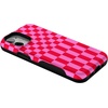 image:imageCasely iPhone 12 Mini Case  Vibe Check  Pink Checkerboard  Bold Protective Design  Compatible with MagSafe