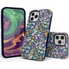 image:imageCasely iPhone 1212 Pro Case  Full Bloom  Navy Floral  Bold Protective Design  Compatible with MagSafe