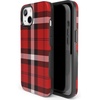 image:imageCasely iPhone 13 Case  As if Red Plaid  Bold Protective Design  Compatible with MagSafe