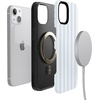 image:imageCasely iPhone 13 Case  Blue Stripes  Sunday Best  Bold Protective Design  Compatible with MagSafe