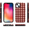 image:imageCasely iPhone 13 Case  Checked Twice  Red Plaid  Bold Protective Design  MagSafe Compatible Design