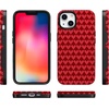 image:imageCasely iPhone 13 Case  Crazy in Love  Red Hearts  Bold Protective Design  MagSafe Compatible Design