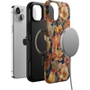 image:imageCasely iPhone 13 Case  Fallen Gold  Antique Floral  Bold Protective Design  Compatible with MagSafe